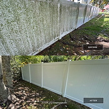 Full-Exterior-Transformation-on-East-Red-House-Branch-Road-House-Fence-Driveway-Cleaning-in-St-Augustine-FL-32084 4